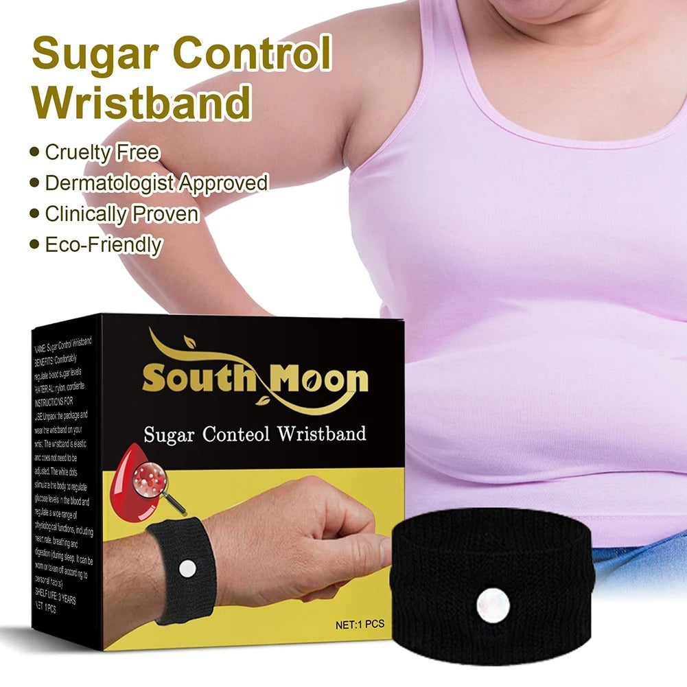 South Moon Sugar Control Wristband | Acupressure Magnetic Diabetes Support Band