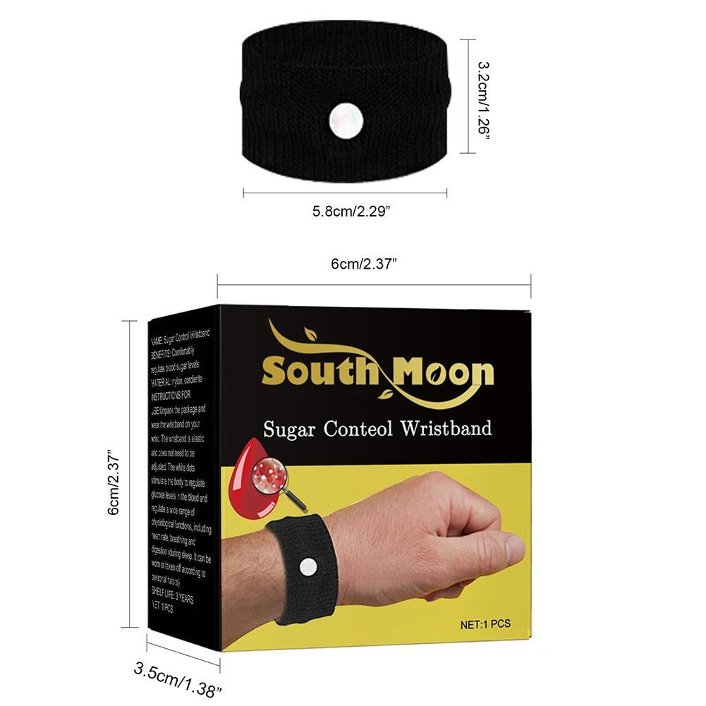 South Moon Sugar Control Wristband | Acupressure Magnetic Diabetes Support Band